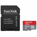 SanDisk SDSQUNC-032G-GN6MA (SDSQUNC-032G) Ultra Class 10 32GB SDHC Card - 80MB/s with SD Adapter SanDisk SDSQUNC-032G-GN6MA (SDSQUNC-032G) Ultra Class 10 32GB SDHC Card - 80MB/s with SD Adapter
